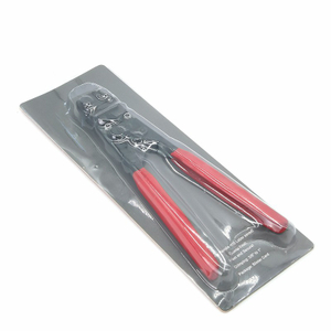 Alicates de abrazadera de oreja doble, herramienta de crimpadora de pinzas, alicates de abrazaderas de manguera de oreja única para Auto, herramienta de prensado de tubería Pex